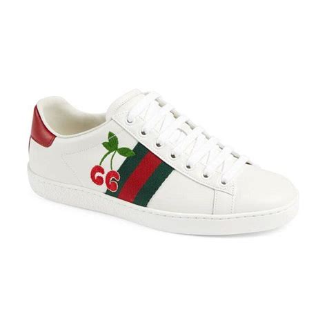 gucci cherry sneaker|gucci gg sneakers women's.